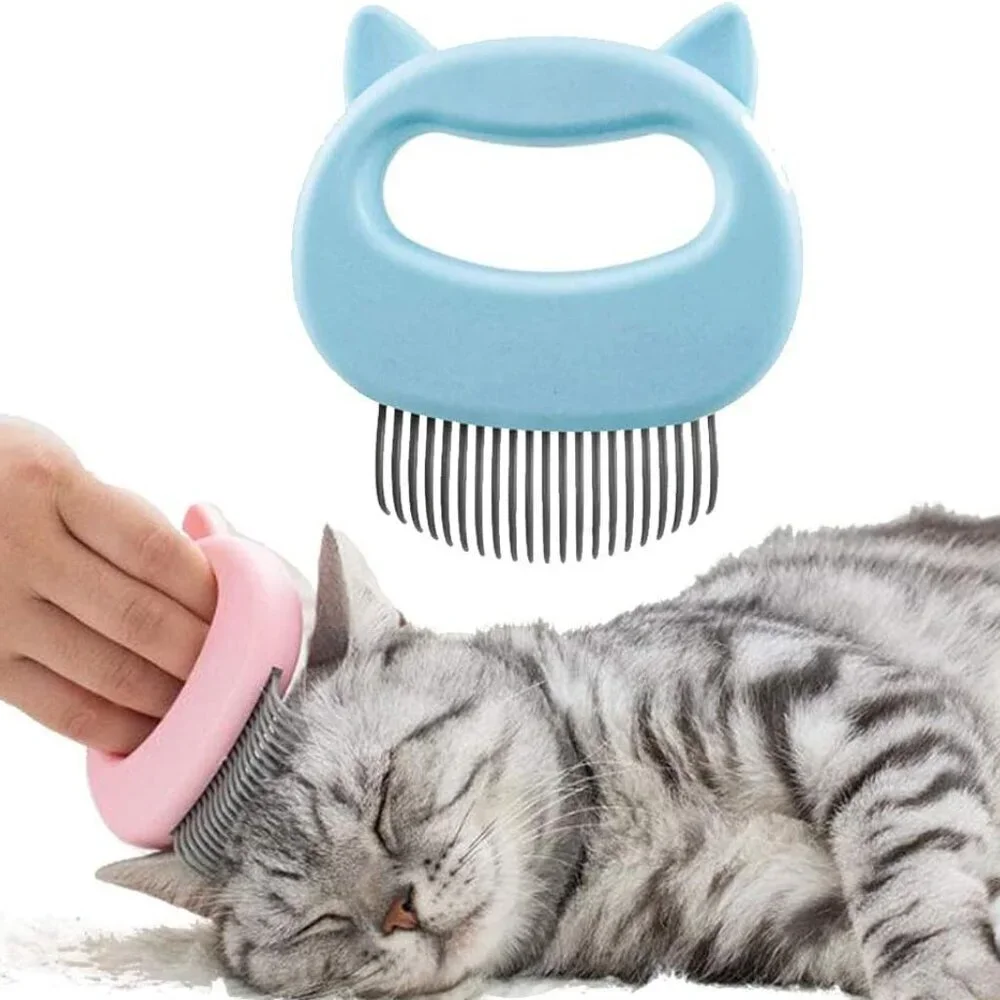 3-Pcs Pet Grooming Comb Set Cat Dog Hair Removal Brush Wear Multi-function Brush - Picture 4 of 12